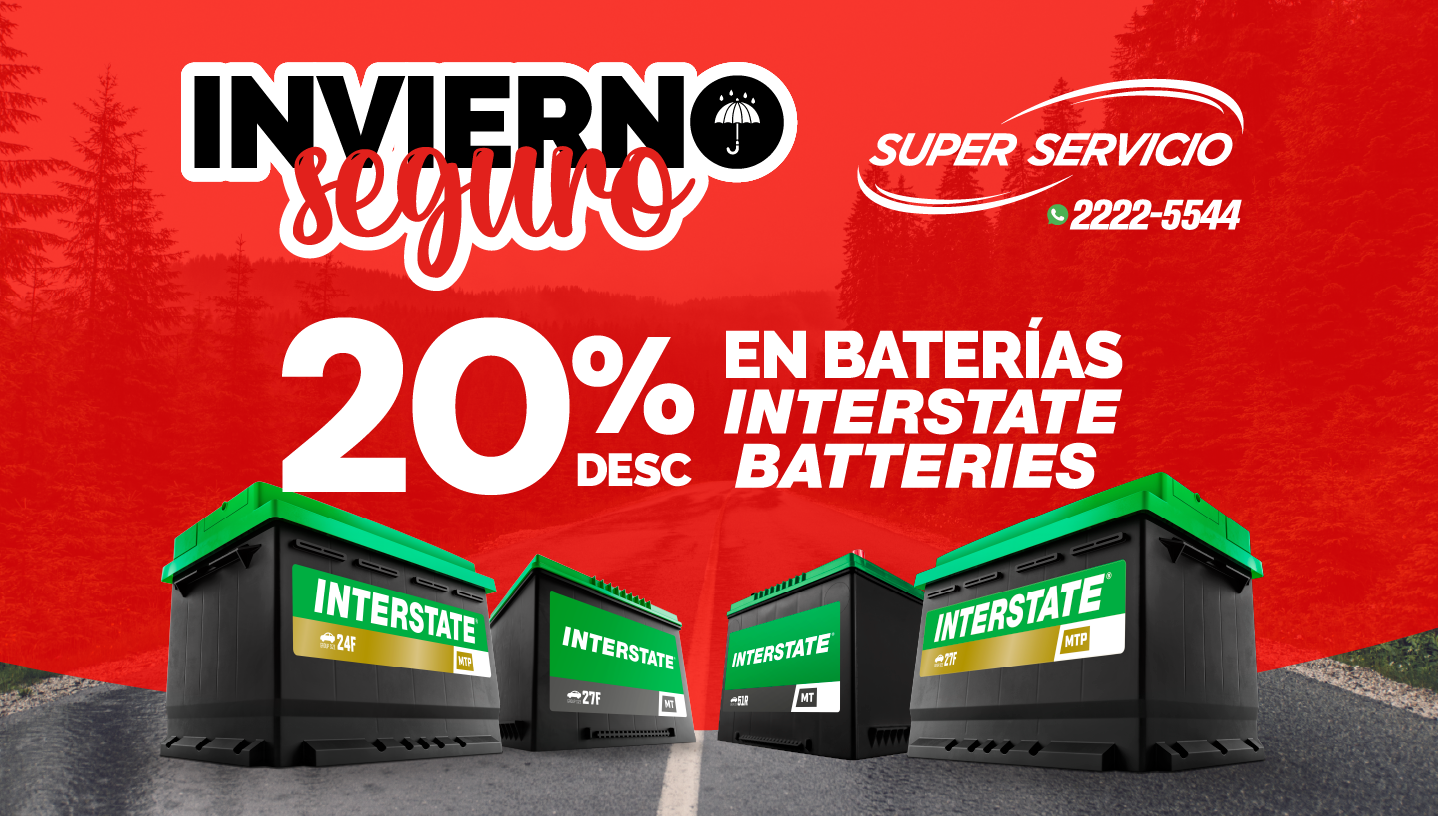 20% de descuento en baterías Interstate imagen